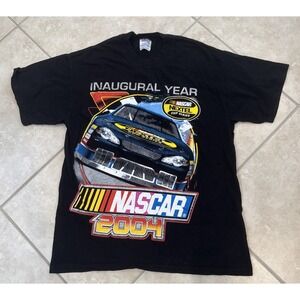 NWOT Nascar Inaugural Year T- Mens‎ Size L Vintage M&O Knits Daytona Nextel